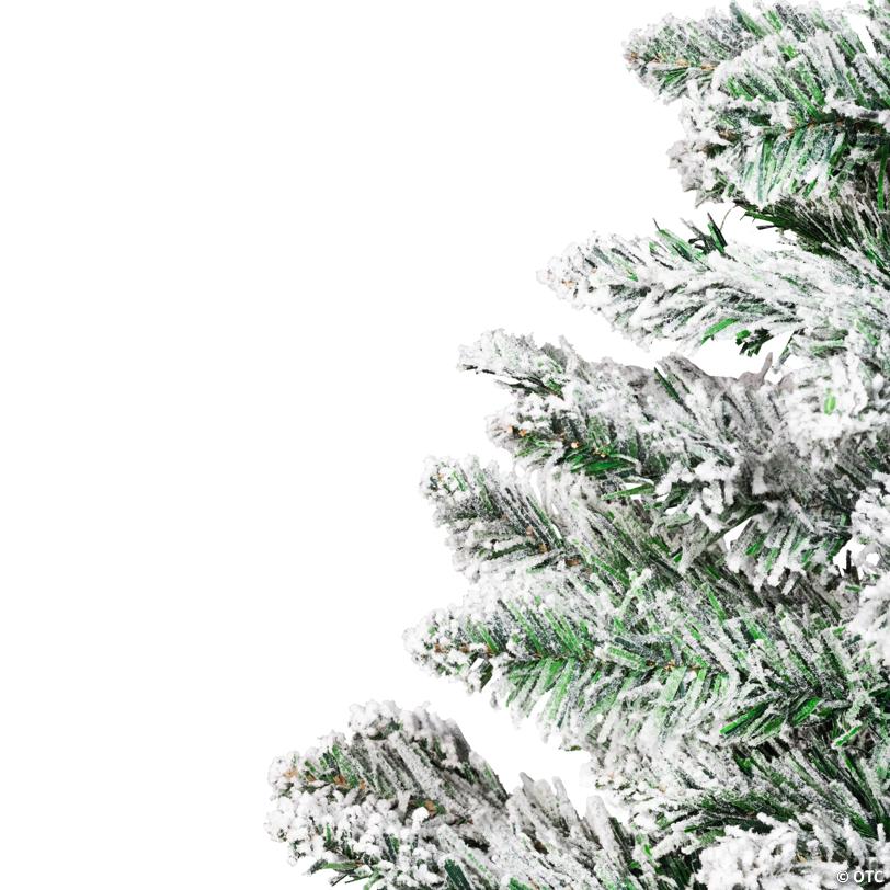 Frosted Pine Artificial Christmas Tree in Burlap Base - 3' - Unlit