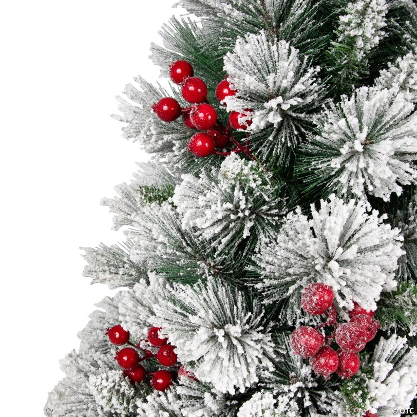 Full Flocked Fairfield Fir Artificial Christmas Tree - 4.5' -Unlit