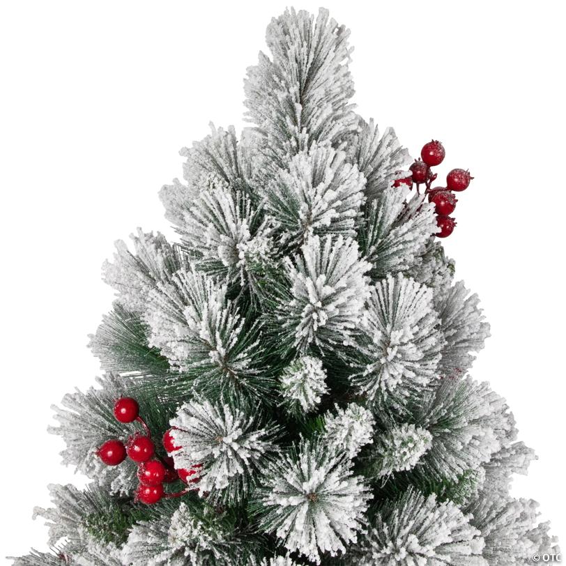 Full Flocked Fairfield Fir Artificial Christmas Tree - 4.5' -Unlit