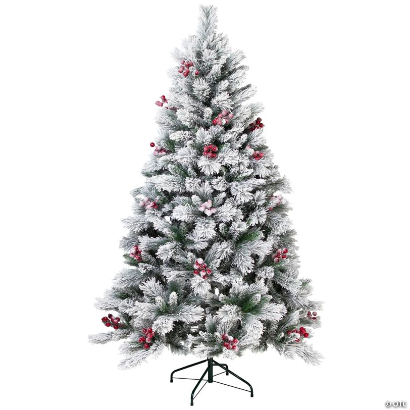 Full Flocked Fairfield Fir Artificial Christmas Tree - 6.5' -Unlit