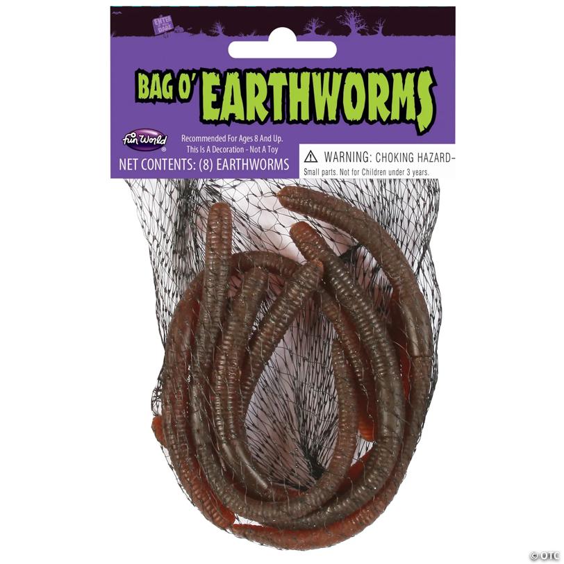 Worms In A Bag Decorations