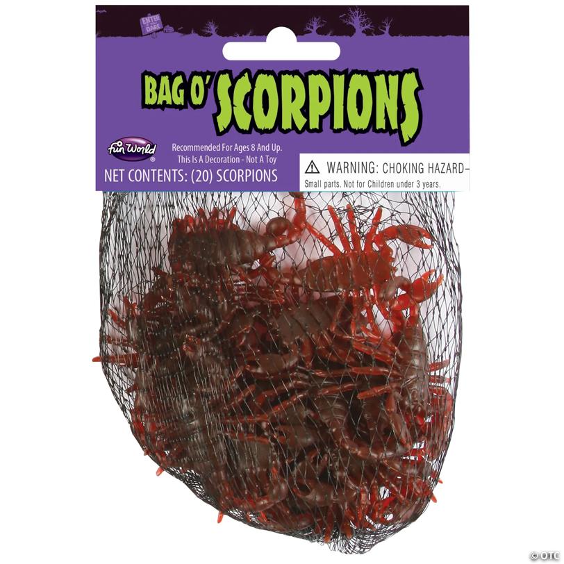 Bag of Scorpions Decoration - 20 Pc.