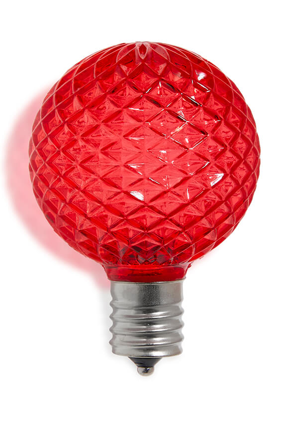 G50 Wonderful LED SMD Bulb (25 bulbs/bag) - Faceted, Multi