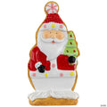 Gingerbread Santa with Tree Christmas Figurine - 7