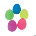 Glow-in-the-Dark Swirl Egg-Shaped Ball Assortment - 12 Pc.