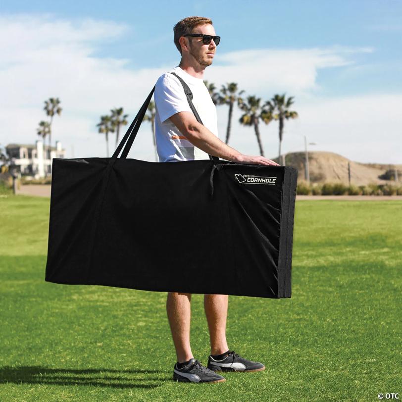 GoSports 4'x2' Regulation Size Wooden Cornhole Boards Set