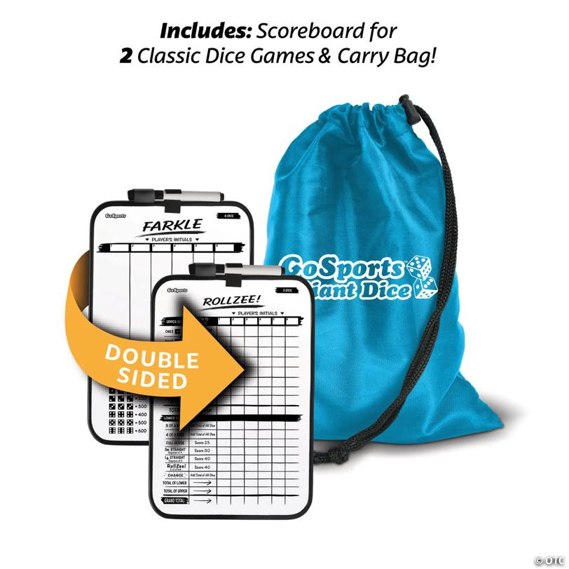 GoSports 6" Giant Inflatable Dice - 6 Pack