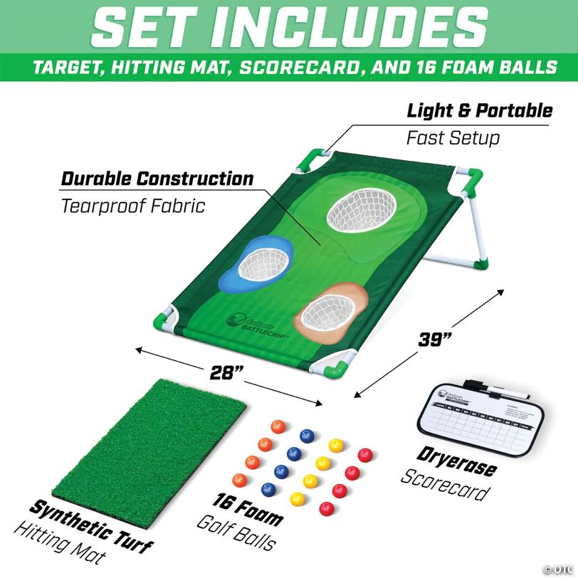 GoSports BattleChip Backyard Golf Cornhole Game