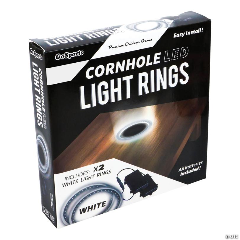 GoSports Cornhole Light Up LED Ring Kit - 2pc Set