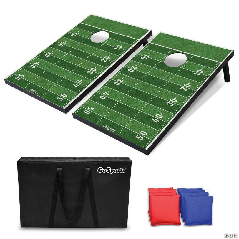 GoSports Football Cornhole Set