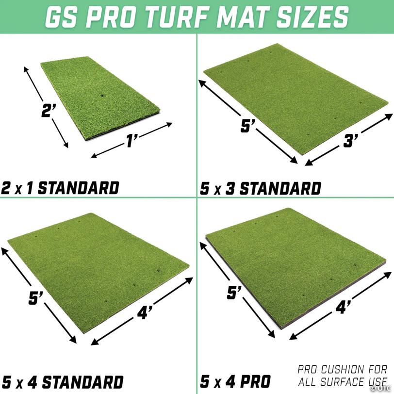 GoSports Golf 2x1 Artificial Turf Hitting Mat