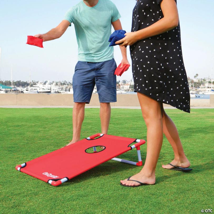 GoSports Portable PVC Framed Cornhole Game Set