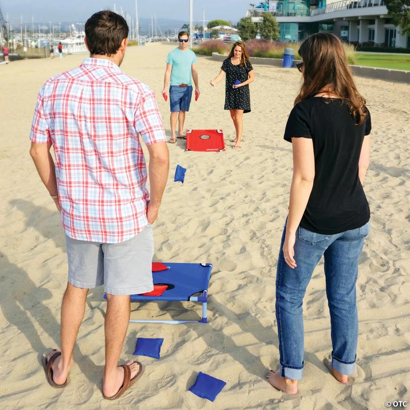 GoSports Portable PVC Framed Cornhole Game Set