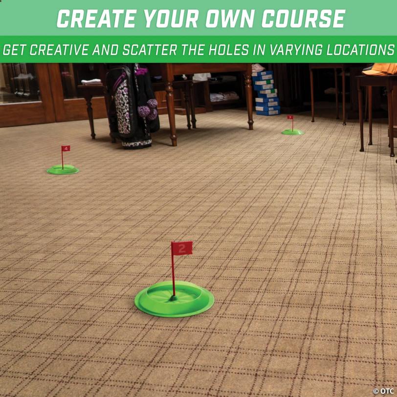 GoSports Pure Putt Challenge Mini Golf Game Set