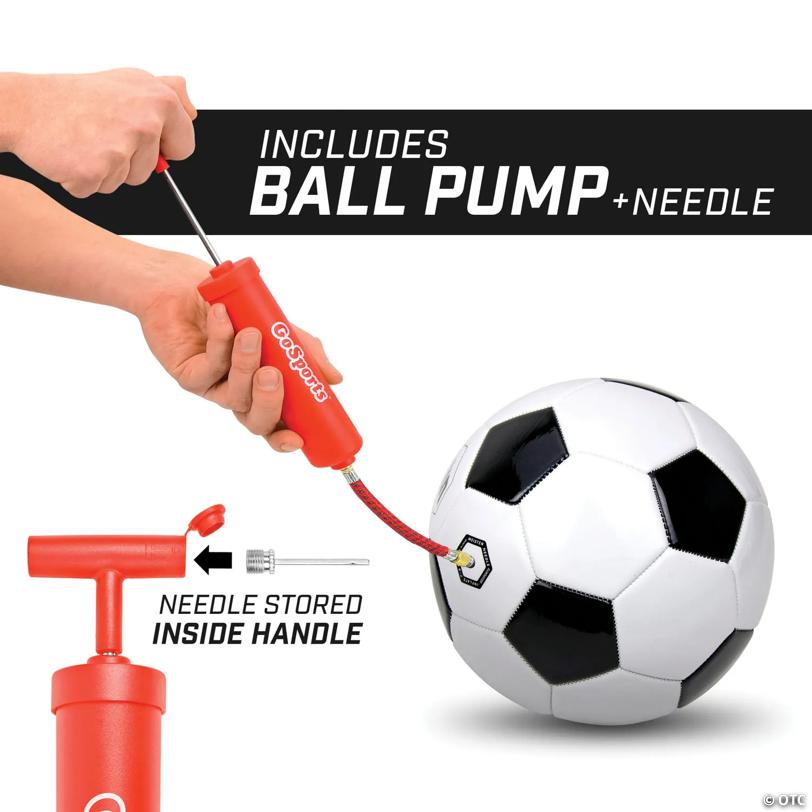 GoSports Size 5 Classic Soccer Ball with Premium Pump