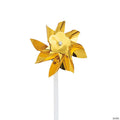 Gold Metallic Pinwheels - 36 Pc.