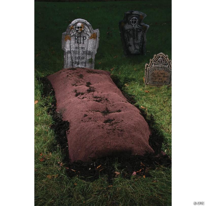 Grave Mound With Stakes