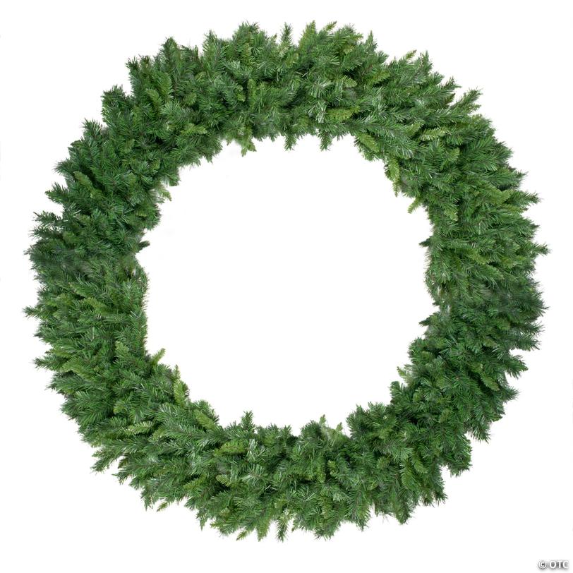 Green Lush Mixed Pine Artificial Christmas Wreath - 72-Inch  Unlit