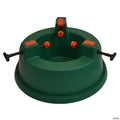 Green Wide Mouth Simple Set Live Christmas Tree Stand - Holds Trees up to 6ft