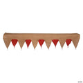 Holiday Burlap Mantel Scarf