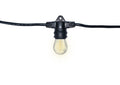 48' Warm White In-Line Patio Light Set - S14 LED Bulbs Included