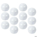Inflatable 11" White Medium Beach Balls - 12 Pc.