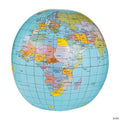 Inflatable 33" Multicolored Globe Giant Vinyl Beach Ball
