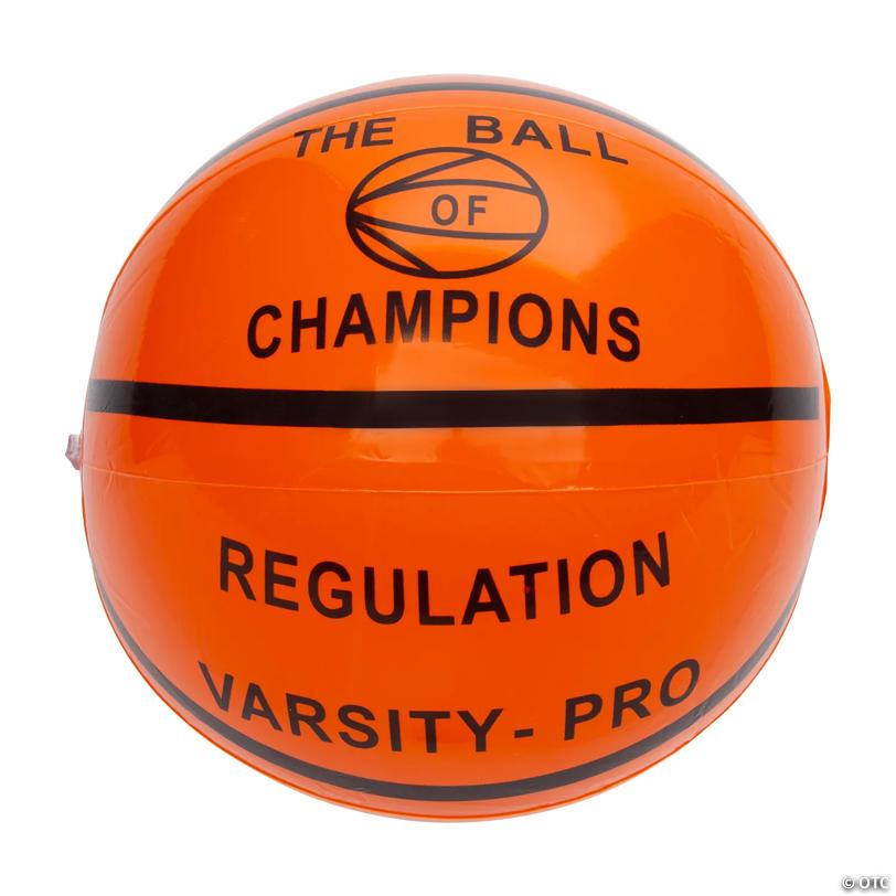 Inflatable 9" Basketballs - 12 Pc.