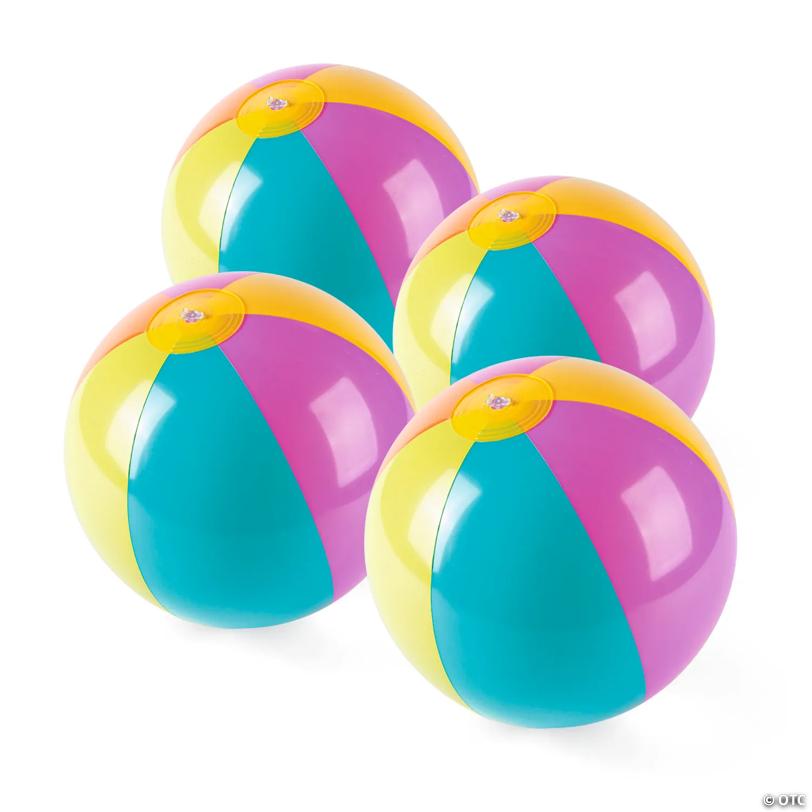 Inflatable 9" Bright Beach Ball