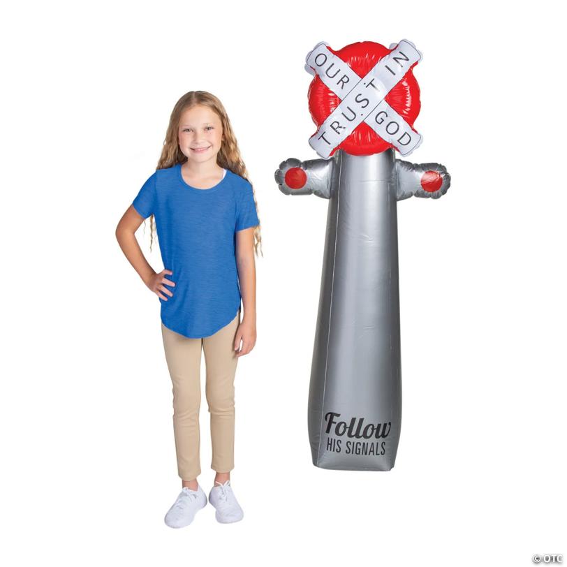 Inflatable Railroad VBS Crossing