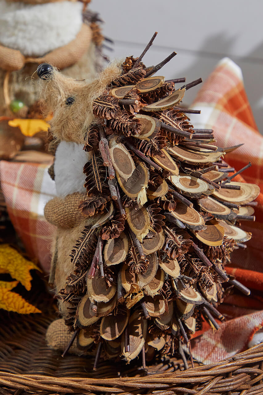 10" Styrofoam Harvest Hedgehog