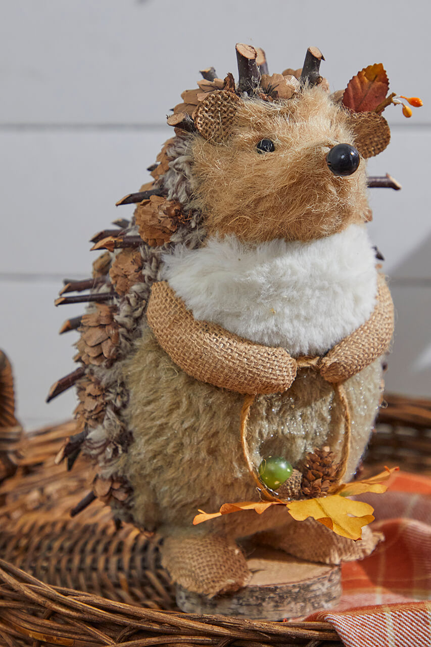 10" Styrofoam Harvest Hedgehog