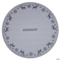 KRINNER 24 Inches Christmas Tree Mat, Grey - Floor Protection Pad for Tree Stands