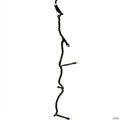 Kaemingk 368 Warm White LED Battery Operated 8-Function Christmas Lights - 90 ft Black Wire