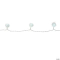 Kaemingk 40-Count Cool White Iridescent Snowball LED Christmas Lights - 19.2 ft White Wire