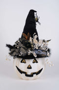 Karen Didion White Fiber Optic Pumpkin