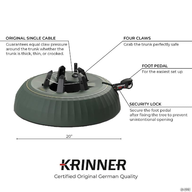 Krinner X-12 Deluxe Christmas Tree Stand, Green