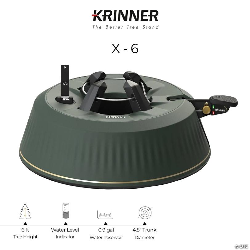 Krinner X-6 Christmas Tree Stand, Green