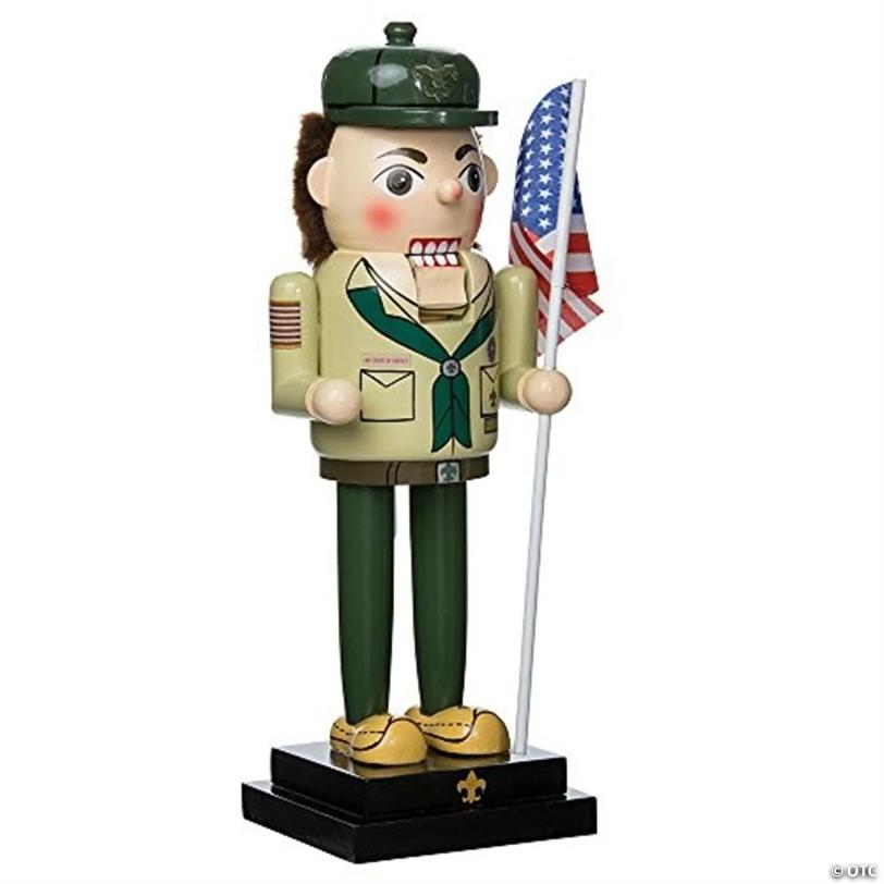 Kurt Adler C0969 Officially-licensed Boy Scout of American nutcracker, 12.5