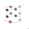 Kurt Adler Donut with Cotton Candy Christmas Garland, 6 Feet Long