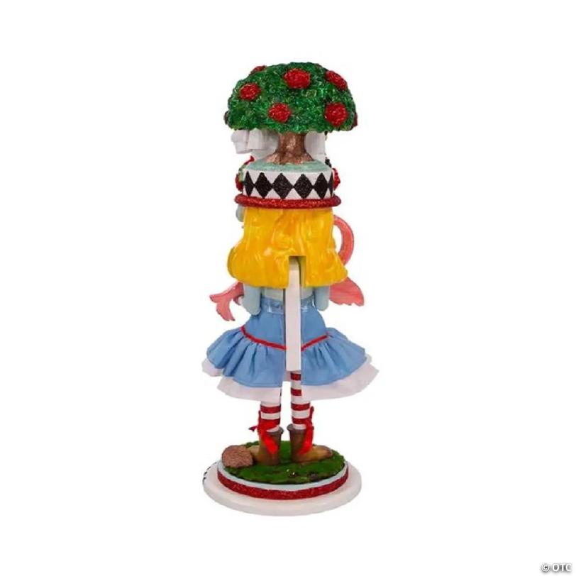 Kurt Adler Hollywood Alice in Wonderland With Flamingo Nutcracker 19 Inch
