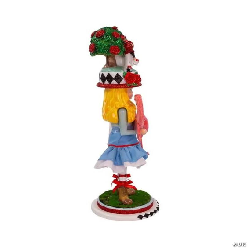 Kurt Adler Hollywood Alice in Wonderland With Flamingo Nutcracker 19 Inch
