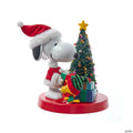 Kurt Adler Peanuts Snoopy and Woodstock Table Piece Christmas Decoration, 8 Inches