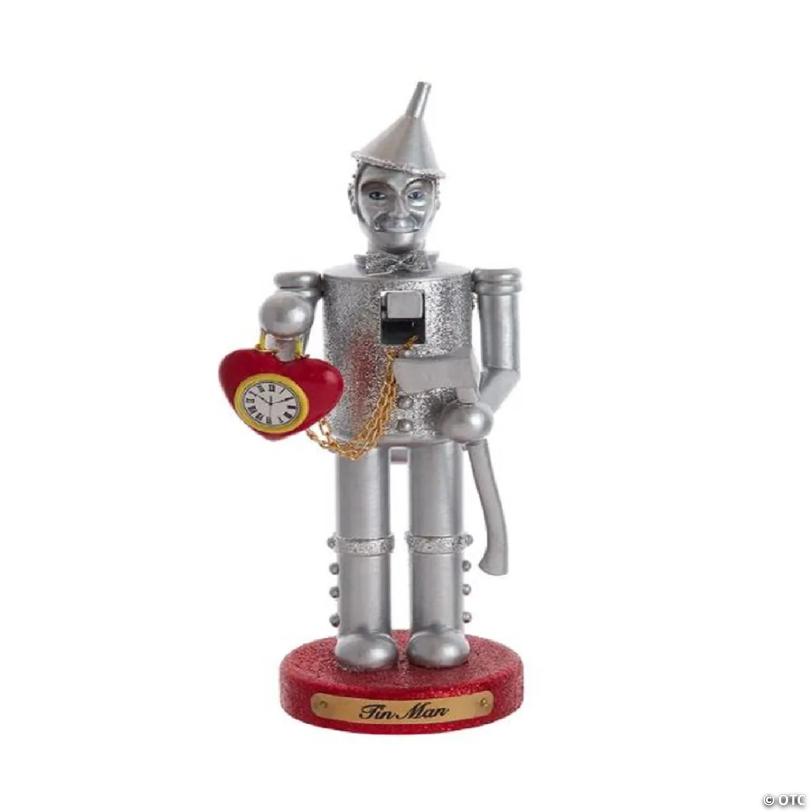 Kurt Adler Wizard of Oz Tinman Nutcracker- 10 Inches