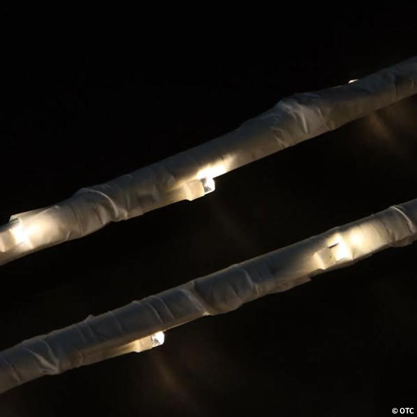 LED Lighted Branch Spray Outdoor Christmas Decoration - 72" - Set of 6