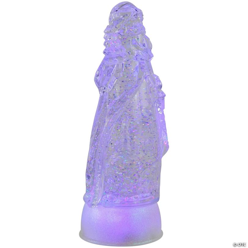 LED Lighted Color Changing Acrylic Santa Claus Christmas Decoration - 10