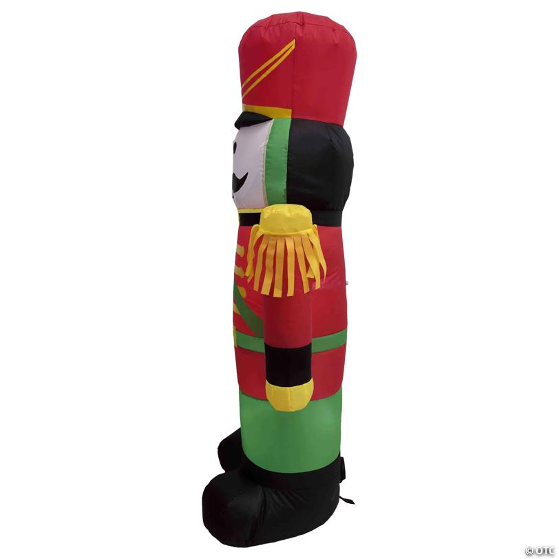LED Lighted Inflatable Soldier Nutcracker Outdoor Christmas Decoration - 4.25'