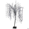 LED Lighted Willow Tree Outdoor Christmas Decoration - 6' - Pure White Lights