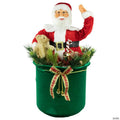 LED Lighted and Animated Gift Bag with Santa Claus Christmas Figure - 32