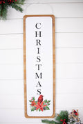 31.5” Metal & Wood Christmas Wall Decor